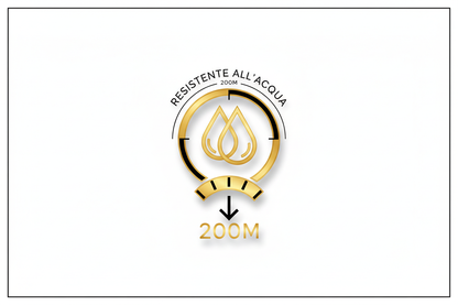 Resistente all'Acqua 200M - Icona Vantaggio