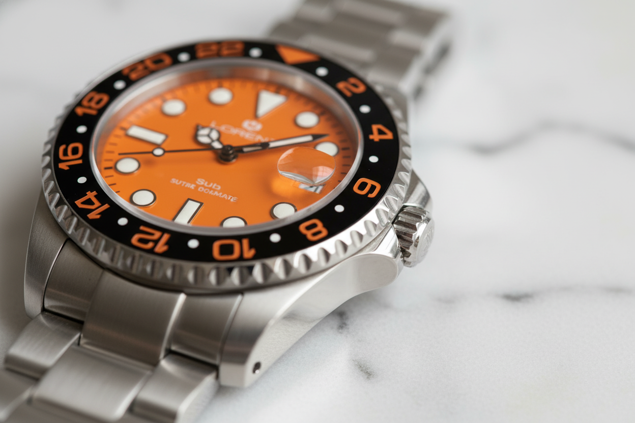 Dettaglio orologio sub