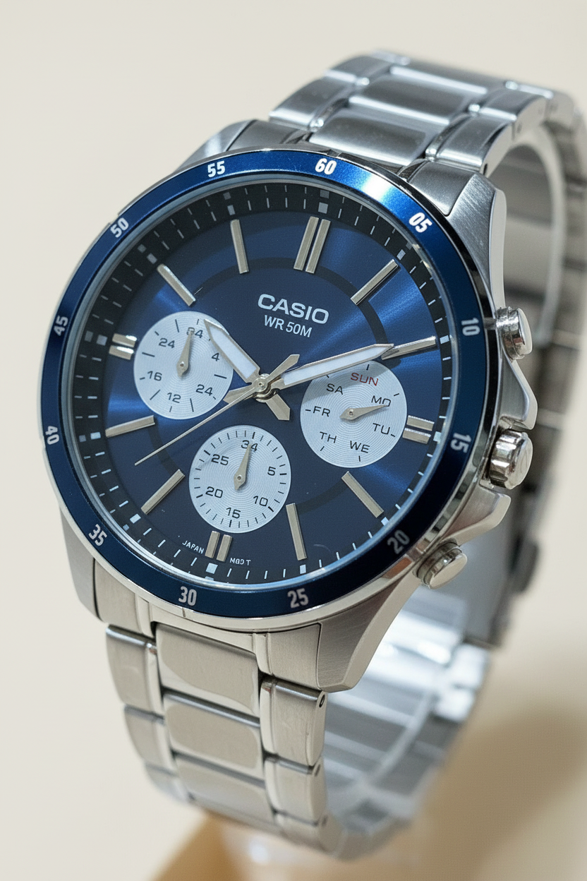 Macro orologio acciaio