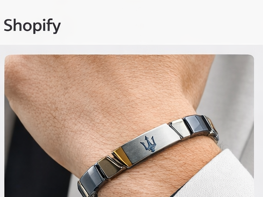 Bracciale Uomo Maserati Acciaio Brunito Ematite Occhio Tigre JM221ATZ01