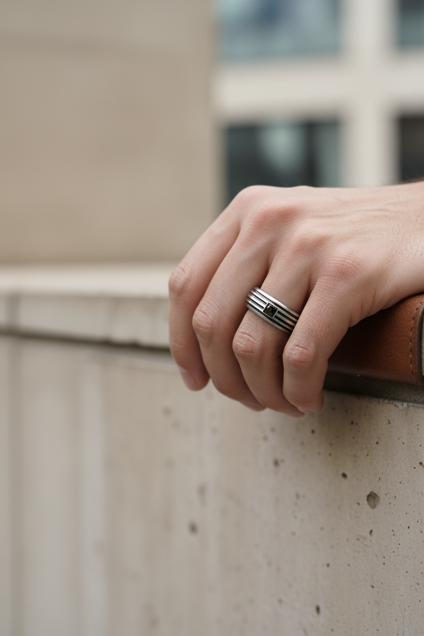 Lifestyle anello indossato mano