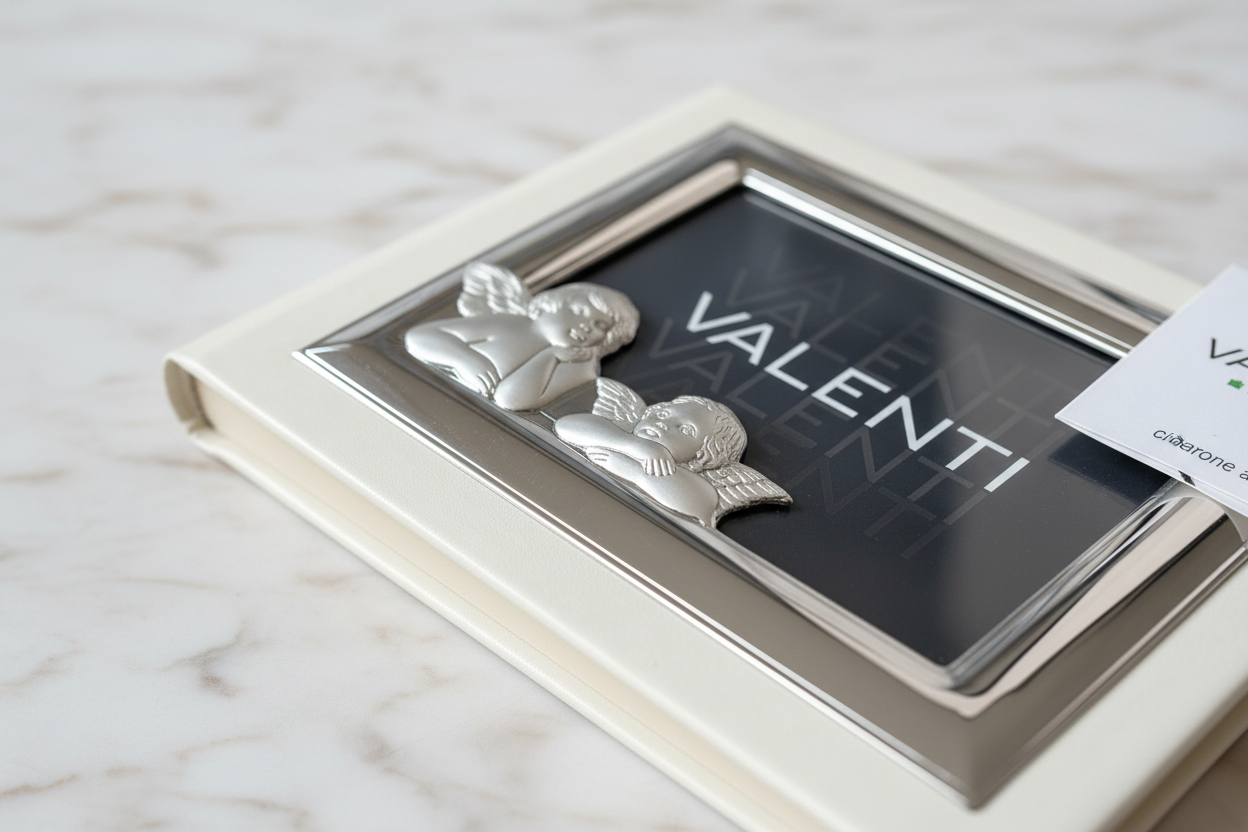 Macro dettaglio angeli argento