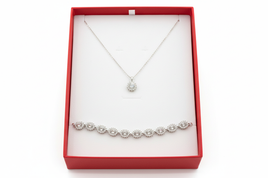 Parure completa centrata