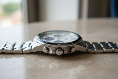 Profilo laterale con pulsanti cronografo