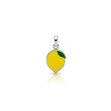 Tempo A Tempo Bracciale Shelly Charm Limone, acciaio dorato con charm limone smaltato giallo e foglia verde.