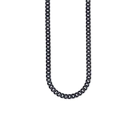 Collana uomo Tempo A Tempo 2Jewels in acciaio 316L con finitura IP nera, design a catena stile urban.