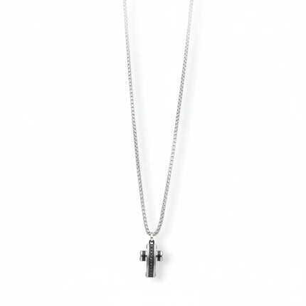 Collana uomo Tempo A Tempo 2Jewels in acciaio ipoallergenico con ciondolo a croce dal design casual