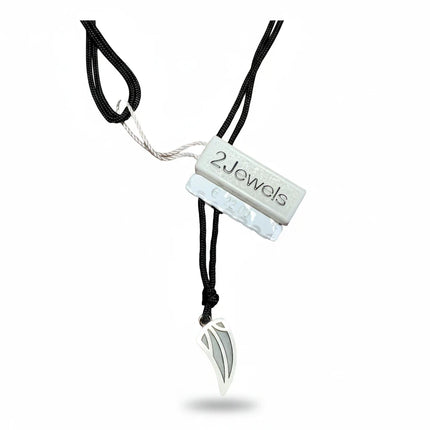 Collana uomo Tempo A Tempo 2Jewels con cordura nera e ciondolo tribale in acciaio dal design etnico urban