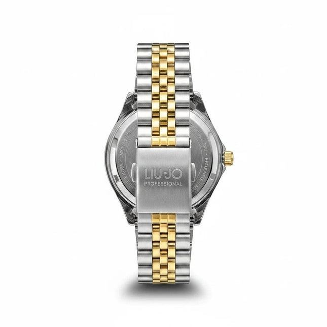 Orologio da uomo Liu Jo TLJ2294 Interest in acciaio bicolore argento e oro, con chiusura a deployante.