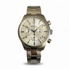Orologio cronografo da uomo Tempo A Tempo Breil Tribe con cassa e bracciale in acciaio e quadrante silver