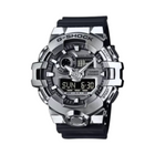 Orologio Tempo A Tempo Casio G-Shock GM-700-1AER con cassa in acciaio argento e cinturino nero, display ana-digi.