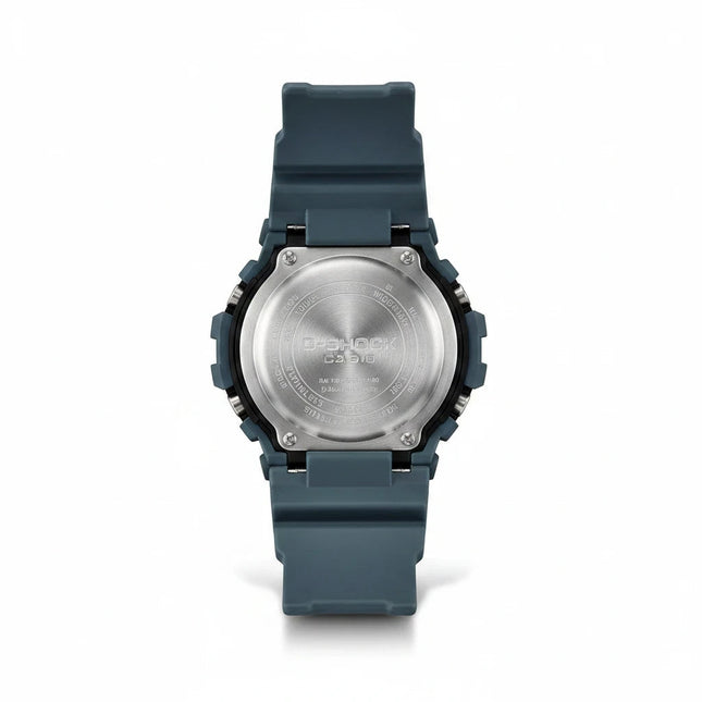 Retro cassa in acciaio inossidabile dell'orologio Tempo A Tempo Casio G-Shock GA-010-2AER in resina verde petrolio