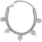 Bracciale Donna 2Jewels 231794 Acciaio Charm Quadrifoglio Portafortuna