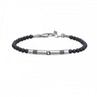 Bracciale Uomo 2Jewels 231999 Acciaio Onice Zirconi Regolabile