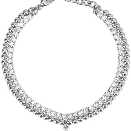 Bracciale Donna 2Jewels Doppio Filo Acciaio Stella Portafortuna Elegante