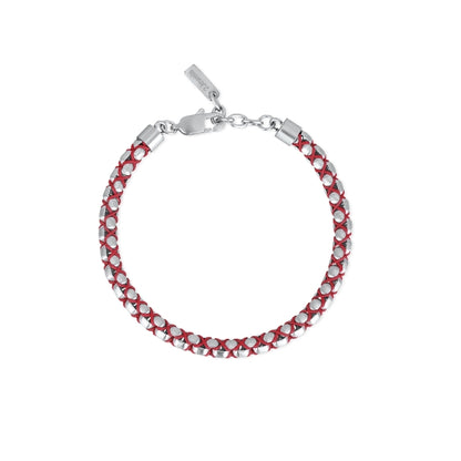 Bracciale Uomo 2Jewels Acciaio 316L e Nylon Colorato - Design Sportivo
