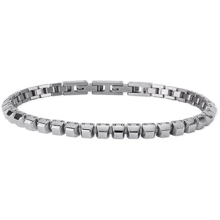 Bracciale Tennis Uomo 2Jewels Acciaio Inox Regolabile