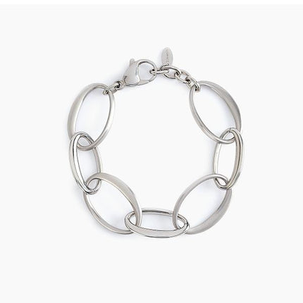 Bracciale Donna 2Jewels Acciaio Catena Ovale Minimal Elegante Regolabile