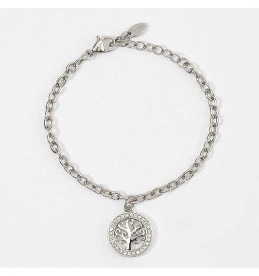 2JEWELS BRACCIALE IN ACCIAIO CON CIONDOLO ALBERO DELLA VITA 232293