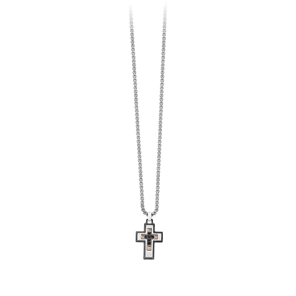 2Jewels Collana In Acciaio Con Ciondolo Croce Da Uomo Sottocosto
