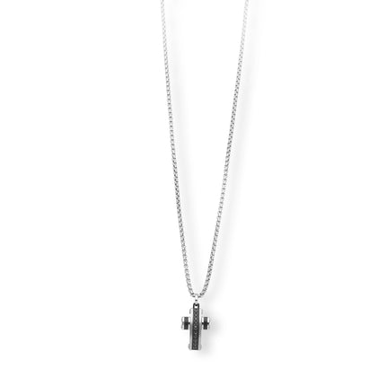 Collana Uomo 2Jewels Acciaio Ipoallergenico Ciondolo Croce Casual 251735