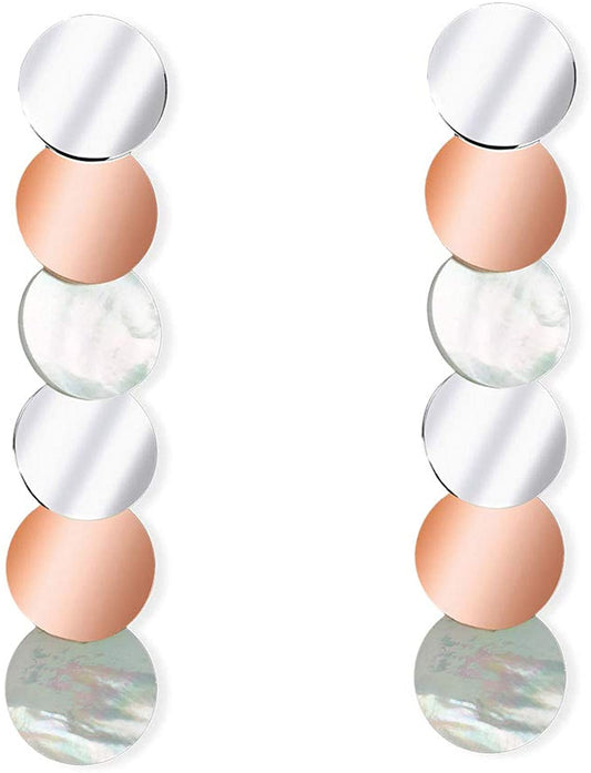 2Jewels Orecchini Pendenti Donna In Acciaio Rosa E Madreperla 261217
