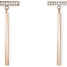 Orecchini Pendenti Donna 2Jewels 261297 Acciaio PVD Oro Rosa Cristalli