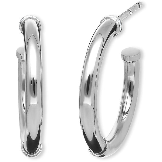 2JEWELS ORECCHINI IN ACCIAIO SEMICERCHIO PER DONNA CON CRISTALLI 261336