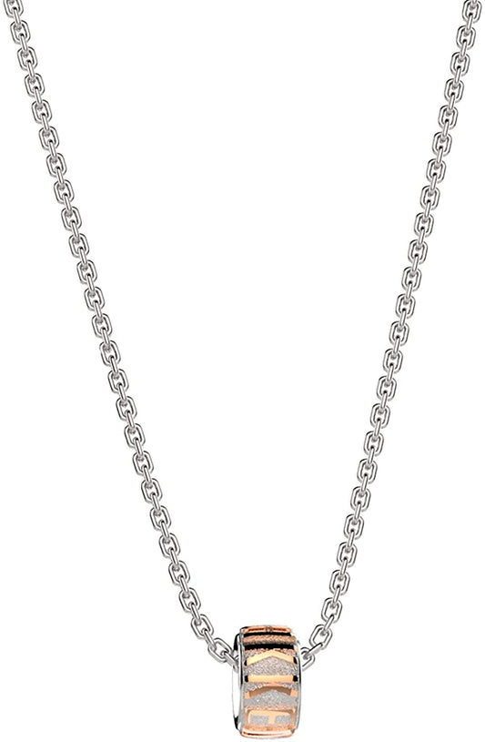 Bikkembergs Collana per uomo in acciaio con ciondolo EMBP01WR