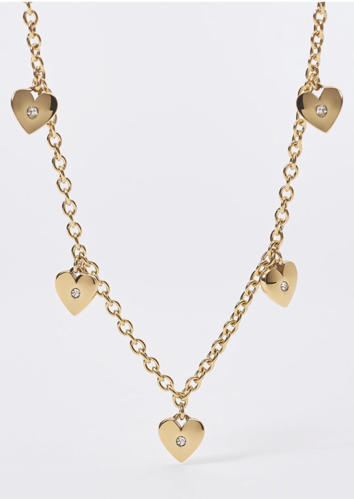 GIROCOLLO IN ACCIAIO 316L E PVD GOLD  2JEWELSDonna Sottocosto