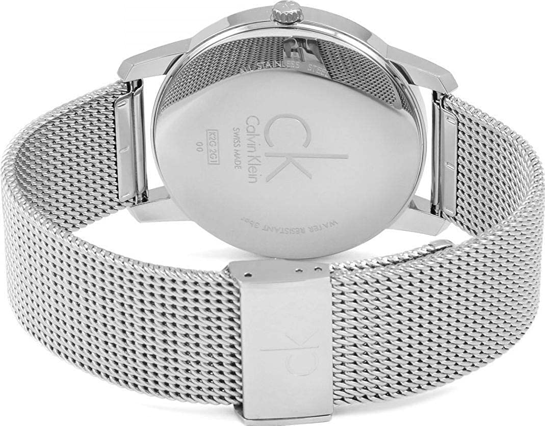 Calvin Klein Orologio Al Quarzo Da Uomo In Acciaio Bracciale Milano K2G2G121