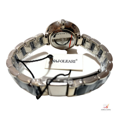 OROLOGIO DA POLSO DA DONNA NAJOLEARI IN ACCIAIO AL QUARZO NJ410