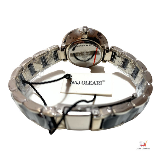OROLOGIO DA POLSO DA DONNA NAJOLEARI IN ACCIAIO AL QUARZO NJ410