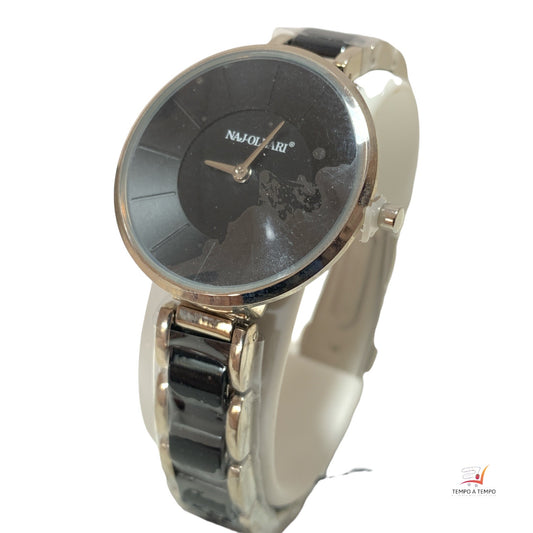 OROLOGIO DA POLSO DA DONNA NAJOLEARI IN ACCIAIO AL QUARZO NJ410