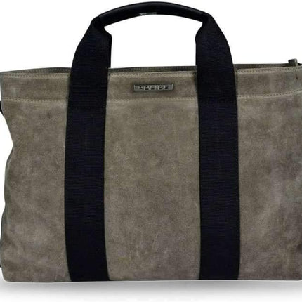 Nuovo Police Borsa Uomo Ufficio Lavoro Pelle Scamosciata PT392131 Elegante
