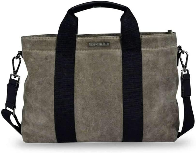 Nuovo Police Borsa Uomo Ufficio Lavoro Pelle Scamosciata PT392131 Elegante