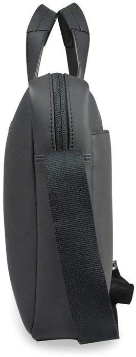 BORSA UFFICIO IN ECOPELLE DI COLORE NERO CON TRACOLLA PT432191