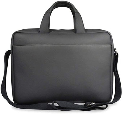 BORSA UFFICIO IN ECOPELLE DI COLORE NERO CON TRACOLLA PT432191