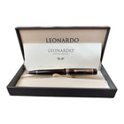 Penna Roller Officina Italiana Resina Bronzo Quadrifoglio Argento Portafortuna