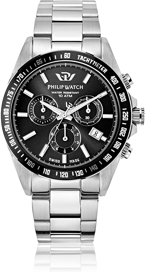 PHILIP WATCH OROLOGIO DA POLSO CRONOGRAFO DA UOMO IN ACCIAIO R8273607002