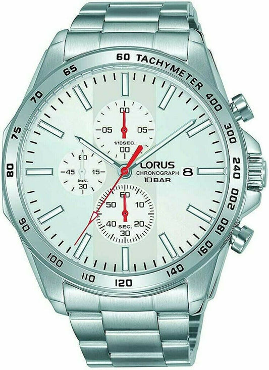 Lorus By Seiko Orologio Cronografo Al Quarzo In Acciaio Da Uomo