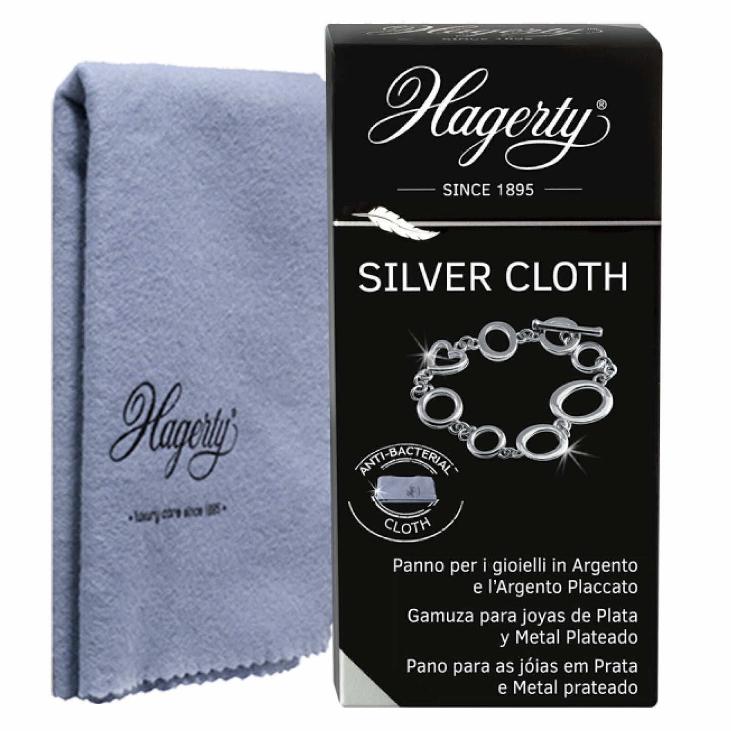 Hagerty Silver Cloth Panno Lucidante Argento Antibatterico - Gioielli