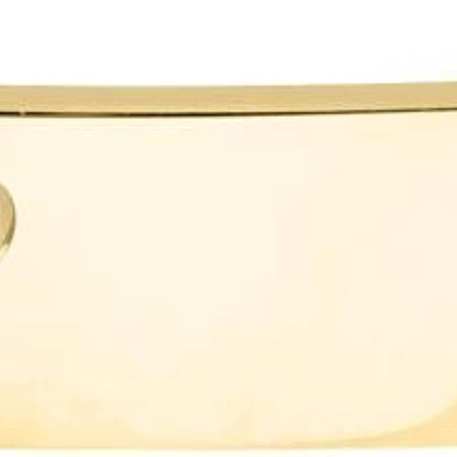 Bracciale Donna Acciaio Bicolore con Piastrina e Cuori Incisi – Sector SZS56